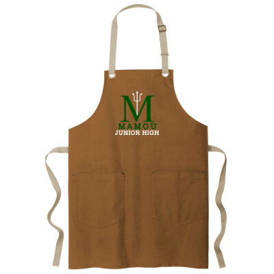 Canvas Full Length Two Pocket Apron - A815 Thumbnail