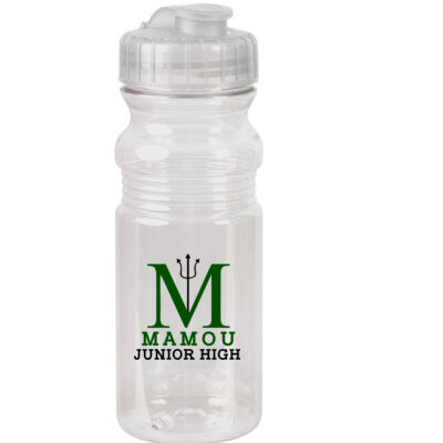20oz Translucent Sport Bottle With Snap Cap - 20oz Translucent Sport Bottle With Snap Cap Thumbnail
