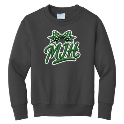 MJR BOW - Youth Core Fleece Crewneck Sweatshirt PC78Y Thumbnail