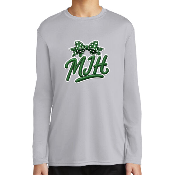 MJR BOW - Youth Long Sleeve Performance Tee PC380YLS Thumbnail