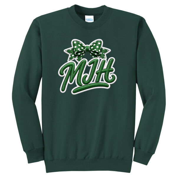 MJR BOW - Core Fleece Crewneck Sweatshirt PC78 Thumbnail
