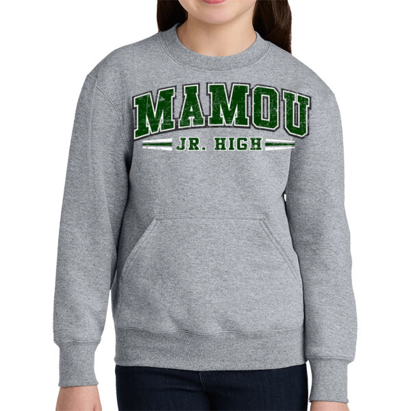 M21GB - Core Fleece Crewneck Pocket Sweatshirt PC78YPKT Thumbnail