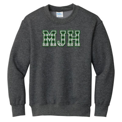 MJHPLD22 - Youth Core Fleece Crewneck Sweatshirt Thumbnail