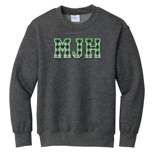 MJHPLD22 - Youth Core Fleece Crewneck Sweatshirt Thumbnail