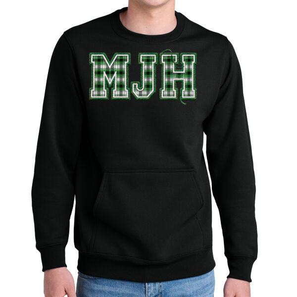 MJHPLD22 - Core Fleece Crewneck Pocket Sweatshirt Thumbnail