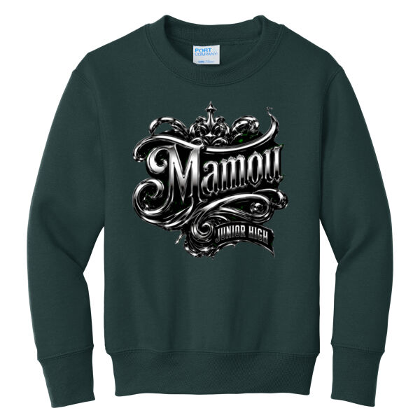 MJH23CH - Youth Core Fleece Crewneck Sweatshirt Thumbnail