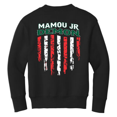 MJR24FLAG - Youth Core Fleece Crewneck Sweatshirt Thumbnail