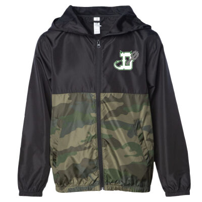 MJHD - Youth Lightweight Windbreaker Full-Zip Jacket Thumbnail