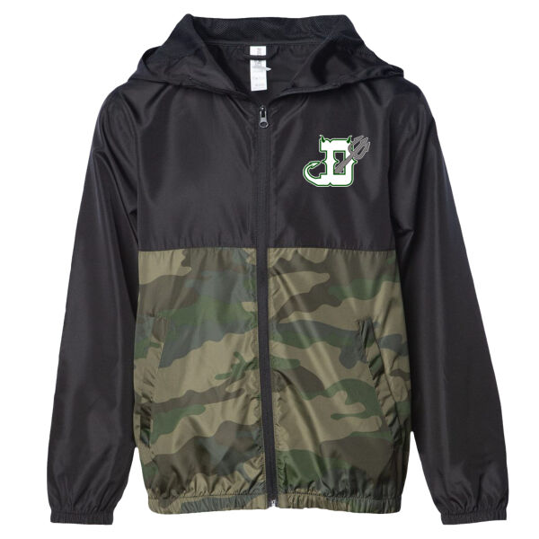 MJHD - Youth Lightweight Windbreaker Full-Zip Jacket Thumbnail