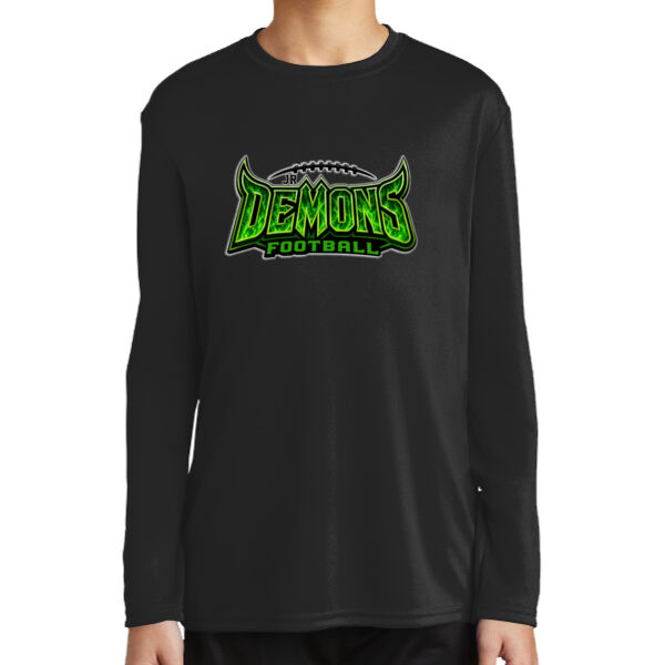 MJHF26 - Youth Long Sleeve Performance Tee Thumbnail