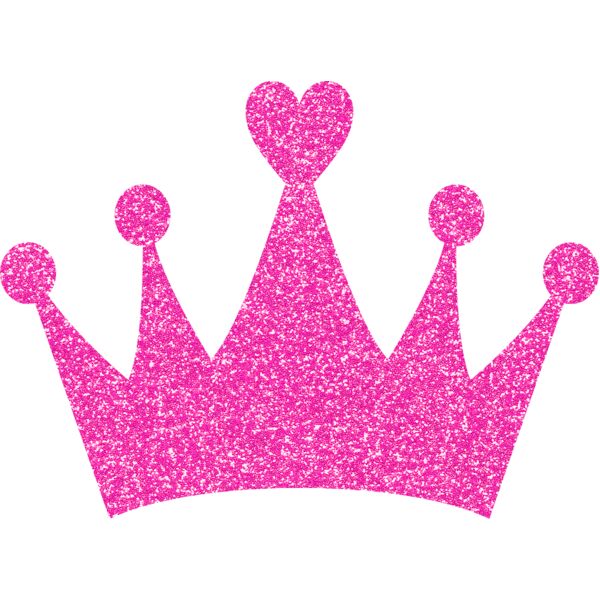 Pink Glitter Crown Thumbnail
