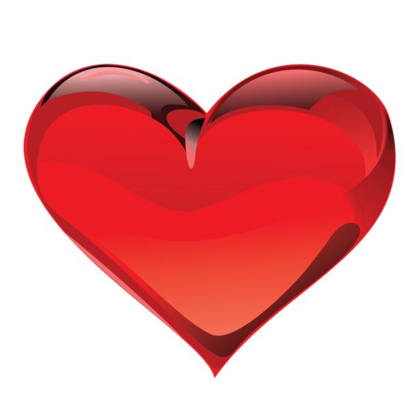 Glass Red Heart Thumbnail