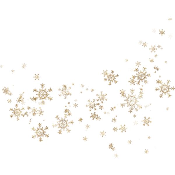 Gold Glitter Snowflakes Thumbnail