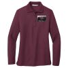 Ladies Silk Touch Long Sleeve Polo Thumbnail