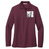 Ladies Silk Touch Long Sleeve Polo Thumbnail