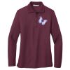 Ladies Silk Touch Long Sleeve Polo Thumbnail
