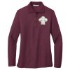 Ladies Silk Touch Long Sleeve Polo Thumbnail