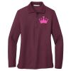 Ladies Silk Touch Long Sleeve Polo Thumbnail